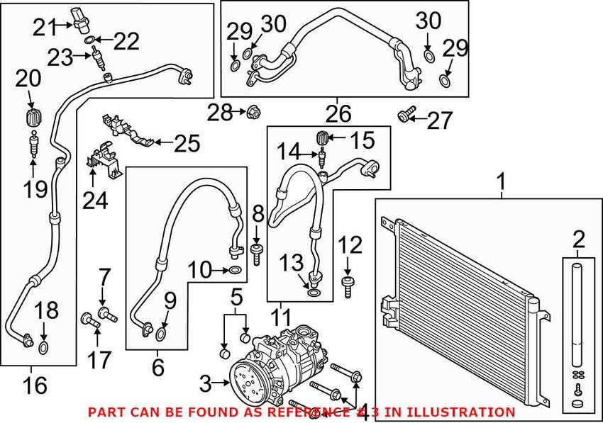 VW A/C Compressor 3Q0816803